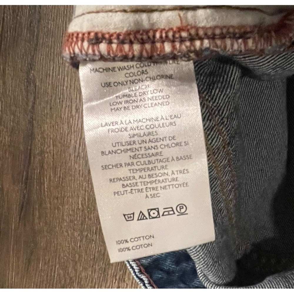 Free People Jeans Womens 30L Deep Trance Dropped Boyfriend Wide Leg We The Free - Picture 7 of 13
